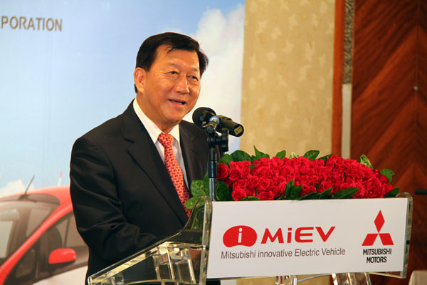 新竹縣政府 三菱汽車 中華汽車 三菱商事 電動汽車 i-MiEV Mitsubishi 新竹縣長 邱鏡淳