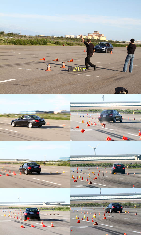 Mercedes-Benz 賓士主動安全操控體驗營 C-Class 模擬賽道體驗、高速麋鹿測試 高速周回道 ESP PRE-SAFE 主動安全防護系統