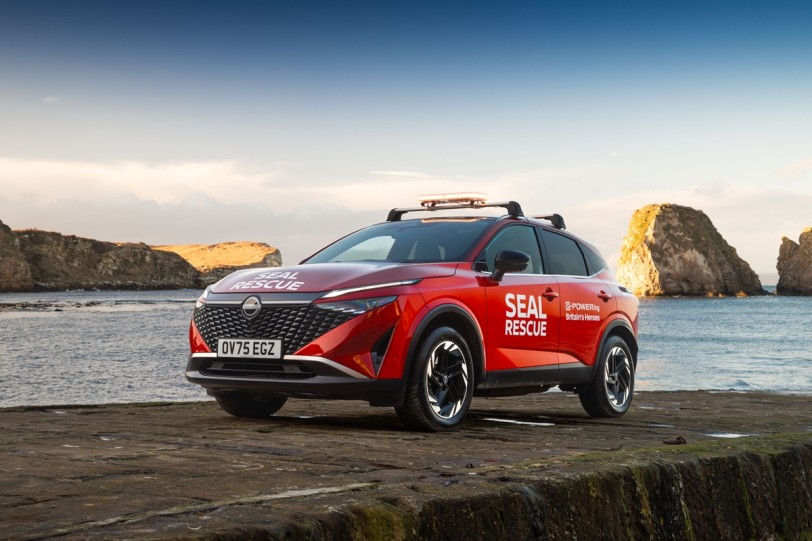 Nissan為海洋救援慈善機構打造獨特的Qashqai e-POWER海豹救援車