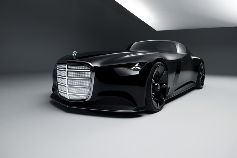不插電、靜止不動也能累積電力！Mercedes-Benz Vision Iconic概念車預視未來豪華車樣貌與科技
