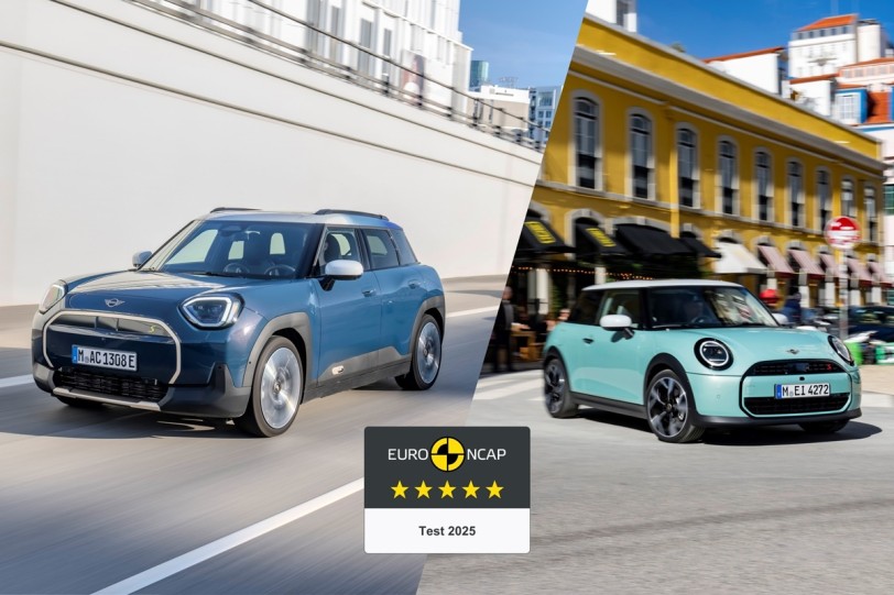 MINI Cooper與MINI Aceman榮獲Euro NCAP最高五星評級