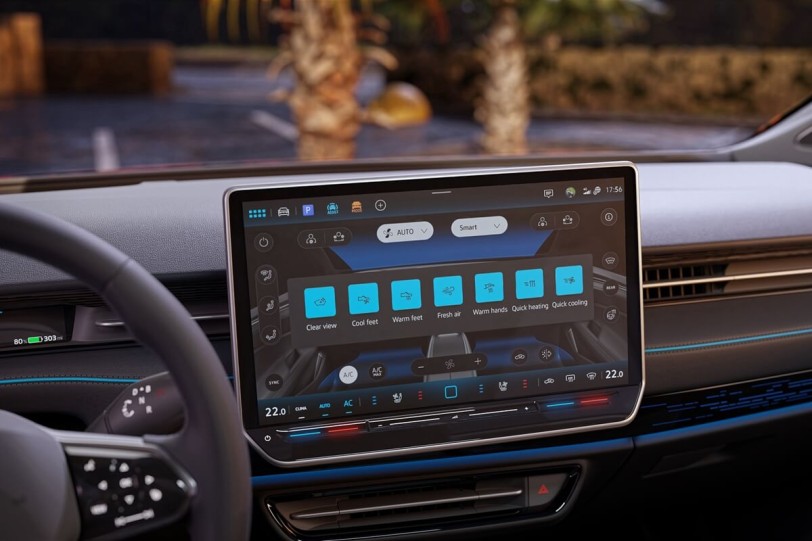 Volkswagen首款智慧「追日」型恆溫空調將配置於ID.7的座艙