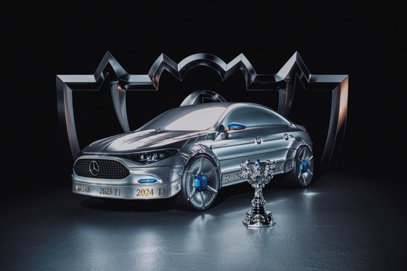 Mercedes-Benz在2025年世界總決賽開幕前，推出英雄聯盟藝術作品
