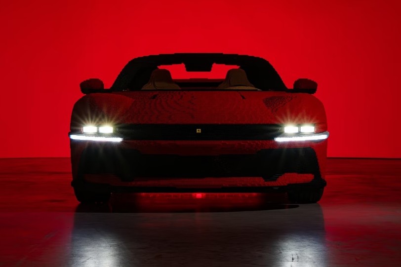 紐約樂高樂園開幕，破紀錄以五十萬塊積木打造Ferrari 12Cilindri Spider