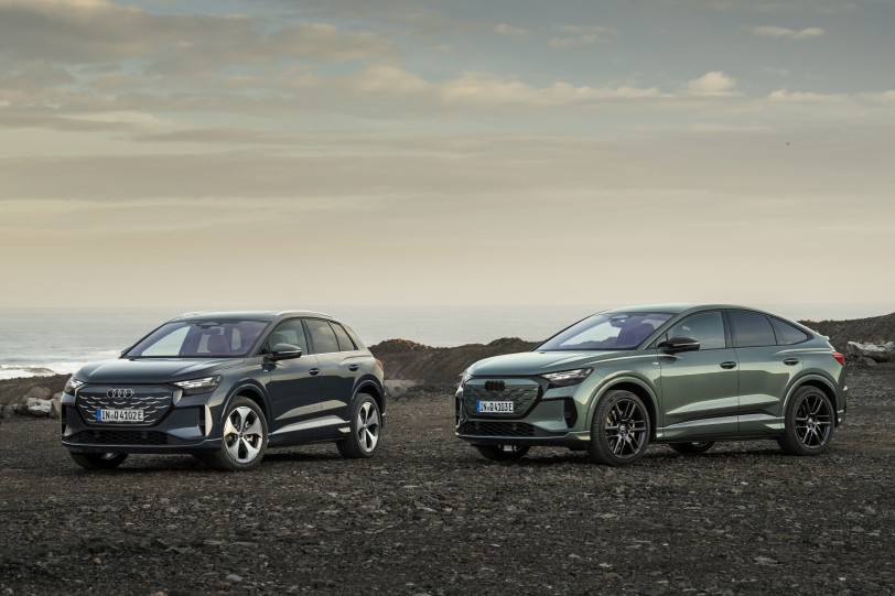 Audi Q4 e-tron新升級帶來更長的續航里程與更大的充電功率
