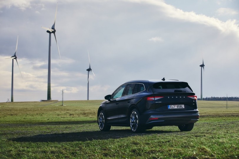 為了未來電動車的發展，Skoda支持參與了芬蘭風電場專案