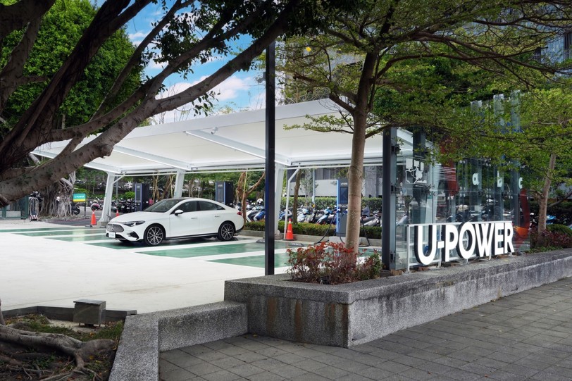 都會核心大型化充電站落地！U-POWER臺北大同承德站啟用