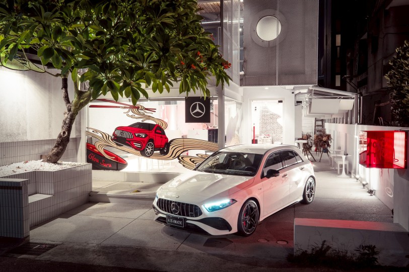 Mercedes-Benz 為全新進化豪華小型車打造時髦「味覺體驗」  台中最潮麵吧 Glou Suru 期間限定「星選擇套餐」登場