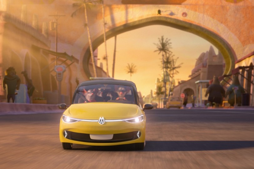 Volkswagen與迪士尼動畫工作室合作，在電影院上映《動物方城市2》