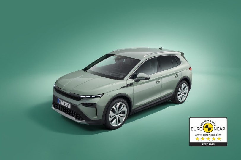 Skoda Elroq獲得Euro NCAP五星安全評級，Enyaq與Octavia持續受測並也獲得五星