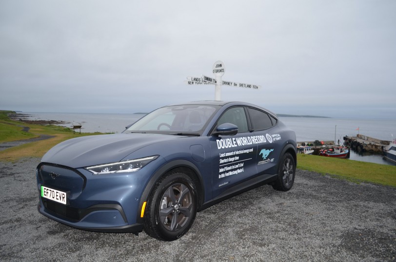 平均每 kW/h 約11km！Ford Mustang Mach-E 完成超過 1350km 旅程、創下新金氏世界紀錄