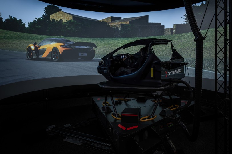 McLaren的虛擬開發能力透過最先進的Dynisma模擬器得到增強