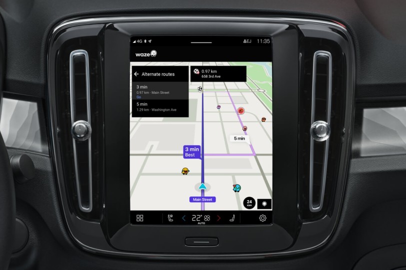 Volvo為旗下車款新增了Waze應用程式，免連接即可使用導航