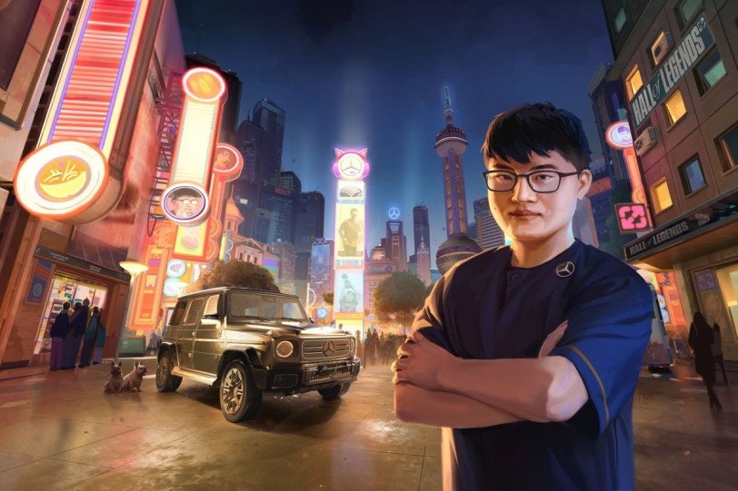 Mercedes-Benz為英雄聯盟選手「Uzi」定製了專屬G-Class